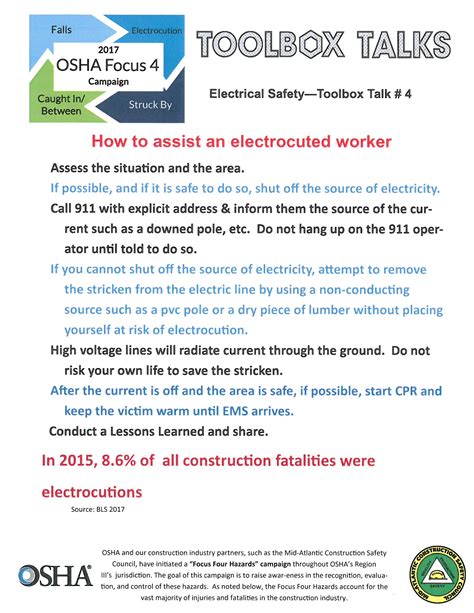 electrical panel tool box talk|free osha toolbox talks pdf.